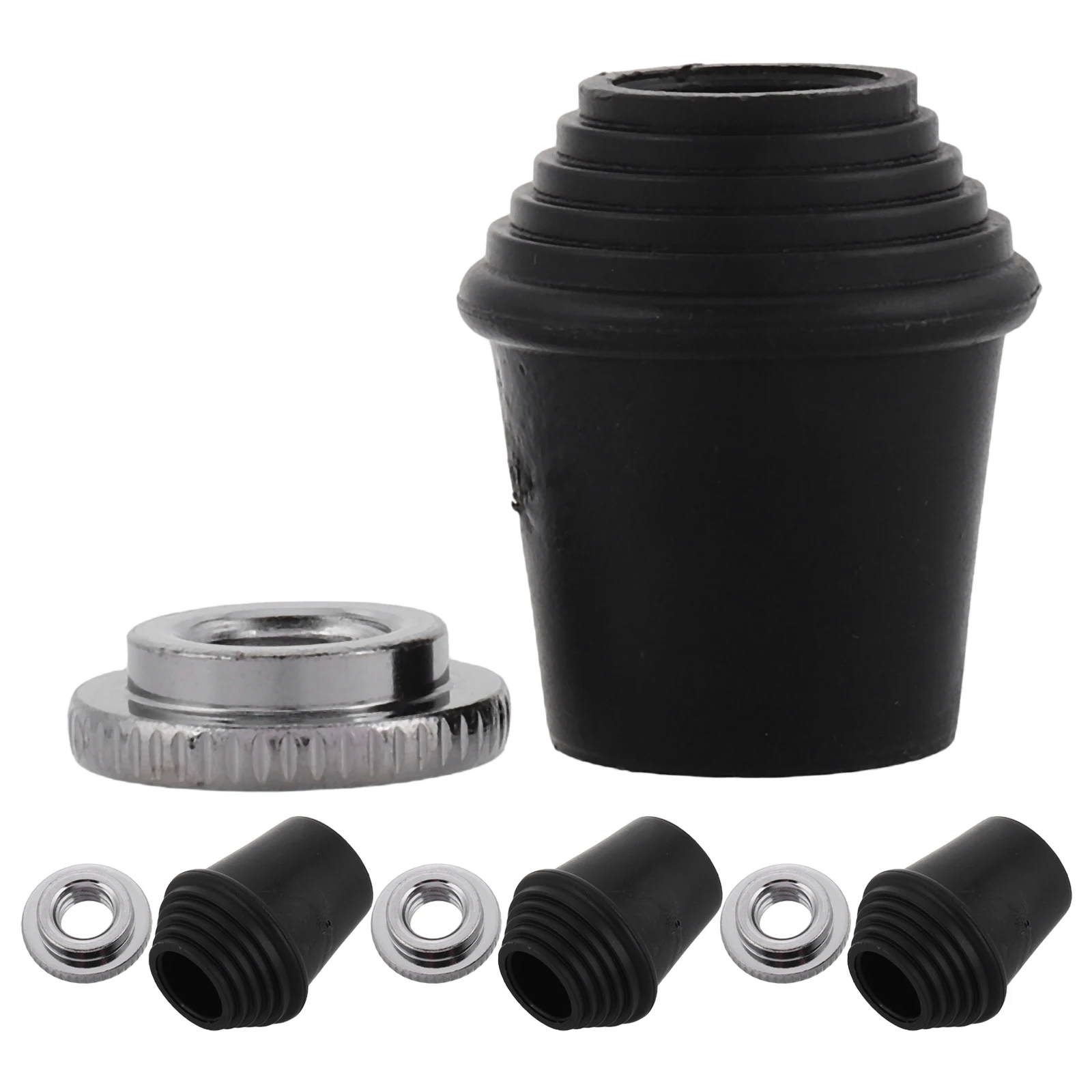 4Pcs Bass Drum Threaded Rubber Feet Locking Nuts Durable Plastic Shock Absorption Stable Support Drum Leg Stand
4Pcs Bass Drum Threaded Rubber Feet Locking Nuts Durable Plastic Shock Absorption Stable Support Drum Leg Stand