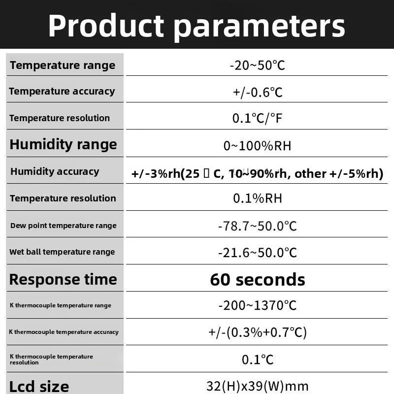 NEW AZ8746 High-precision Industrial Thermometer, Dew Point/wet Bulb Temperature Detection Handheld K-type Thermometer
NEW AZ8746 High-precision Industrial Thermometer, Dew Point/wet Bulb Temperature Detection Handheld K-type Thermometer