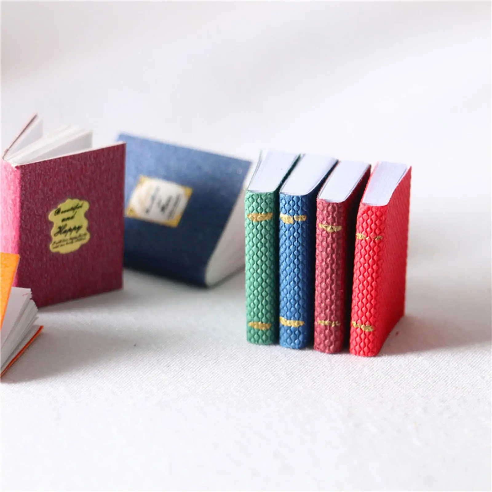 Miniature Dollhouse Paper Books Accessories Ornaments Multi Color Opening Set for Library Study Shelf Furniture 1 12
Miniature Dollhouse Paper Books Accessories Ornaments Multi Color Opening Set for Library Study Shelf Furniture 1 12