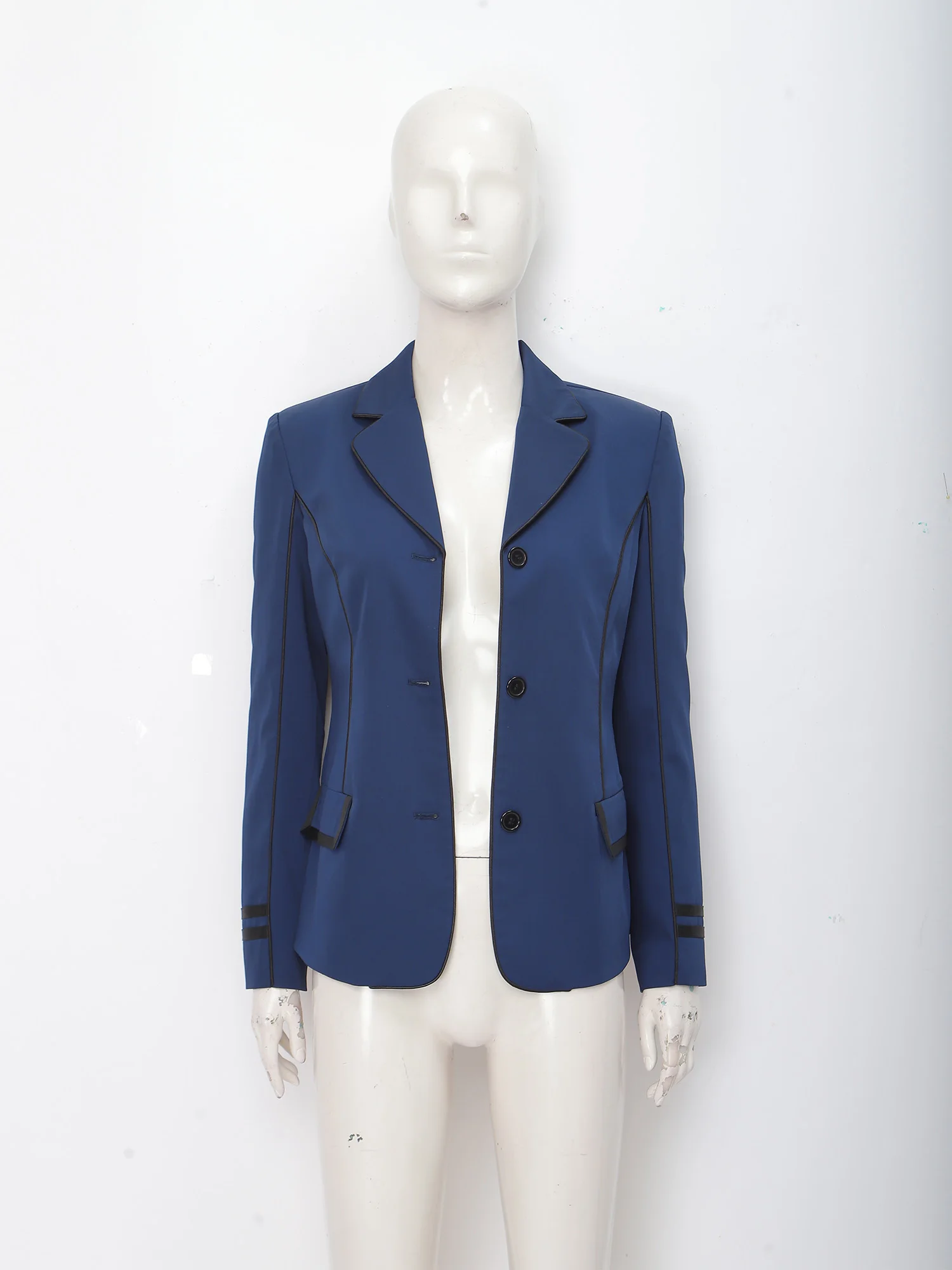 Women Contrast Trim Horse Riding Jacket Blazer Summer Outdoor Horse Riding Clothing Lapel High Stretch Horse Riding Sport Coat
Women Contrast Trim Horse Riding Jacket Blazer Summer Outdoor Horse Riding Clothing Lapel High Stretch Horse Riding Sport Coat