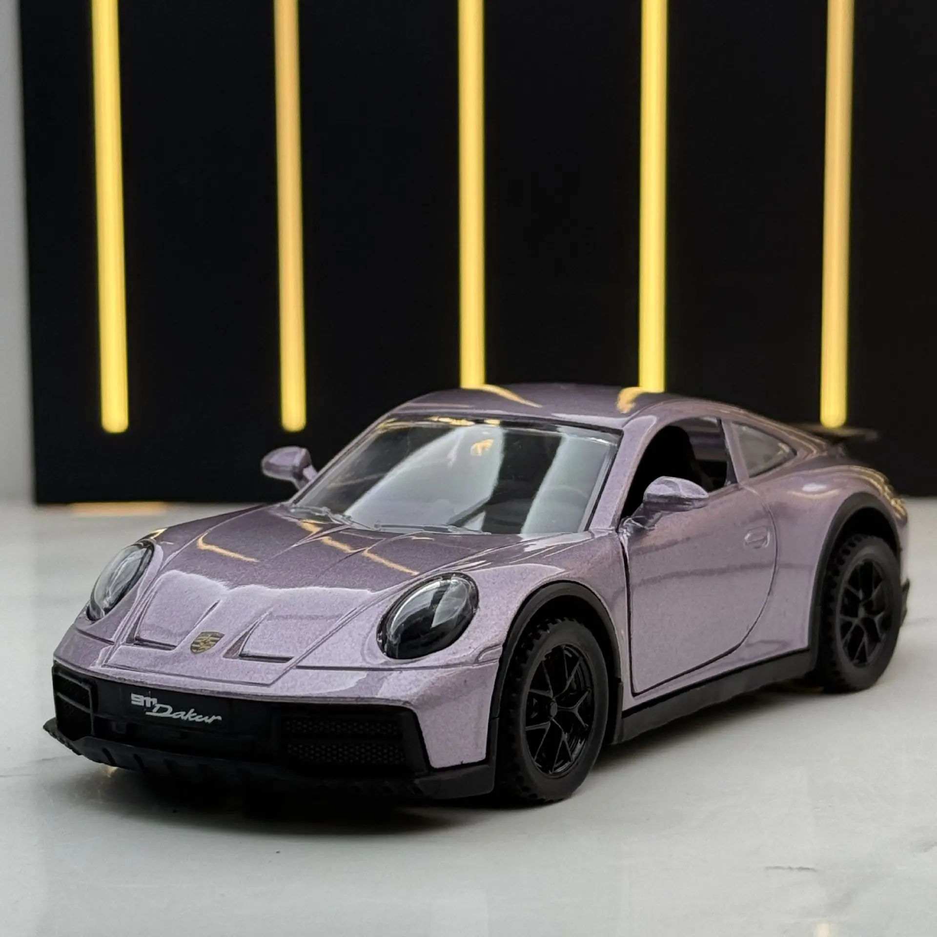 Car Model 1:32 Alloy 911 Sports Car with Sound and Light Pull Back Children's Toy Car Sound Model Ornament Delivery
Car Model 1:32 Alloy 911 Sports Car with Sound and Light Pull Back Children's Toy Car Sound Model Ornament Delivery