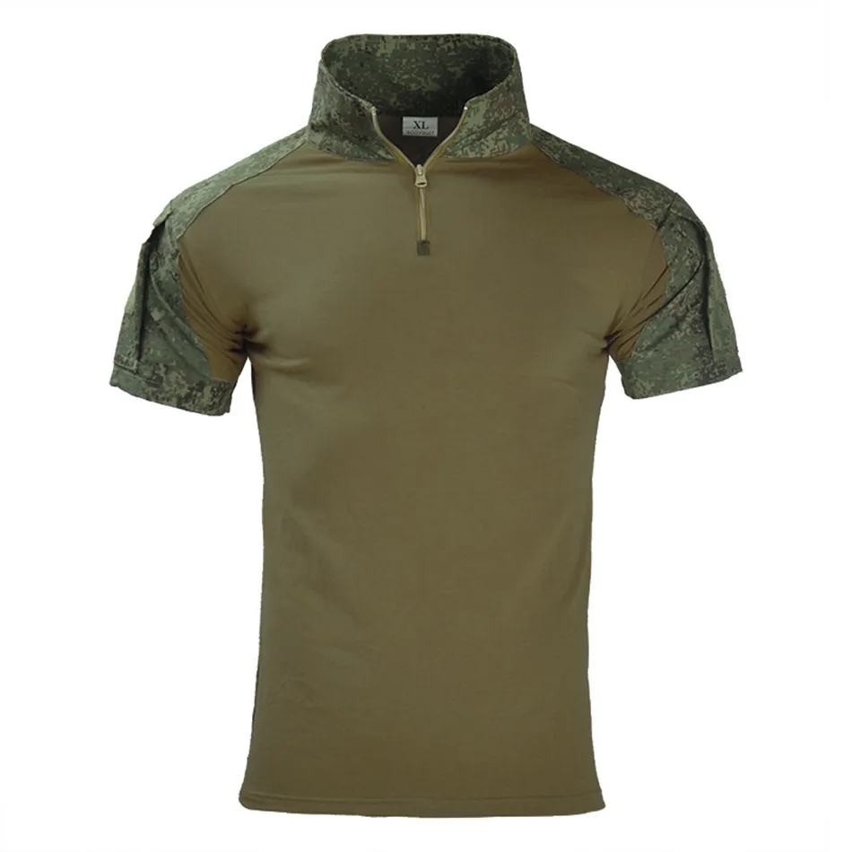 Outdoor Short Sleeve Tactical T-shirt Military Frog Tee Summer Camouflage Water Repellent Hiking Hunting Working Shirt
Outdoor Short Sleeve Tactical T-shirt Military Frog Tee Summer Camouflage Water Repellent Hiking Hunting Working Shirt