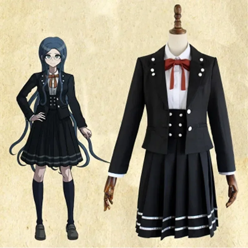 Anime Danganronpa V3 Shirogane Tsumugi Original Edition JK Uniform Cosplay Costume Women Halloween Party Suits With Wig Hair
Anime Danganronpa V3 Shirogane Tsumugi Original Edition JK Uniform Cosplay Costume Women Halloween Party Suits With Wig Hair