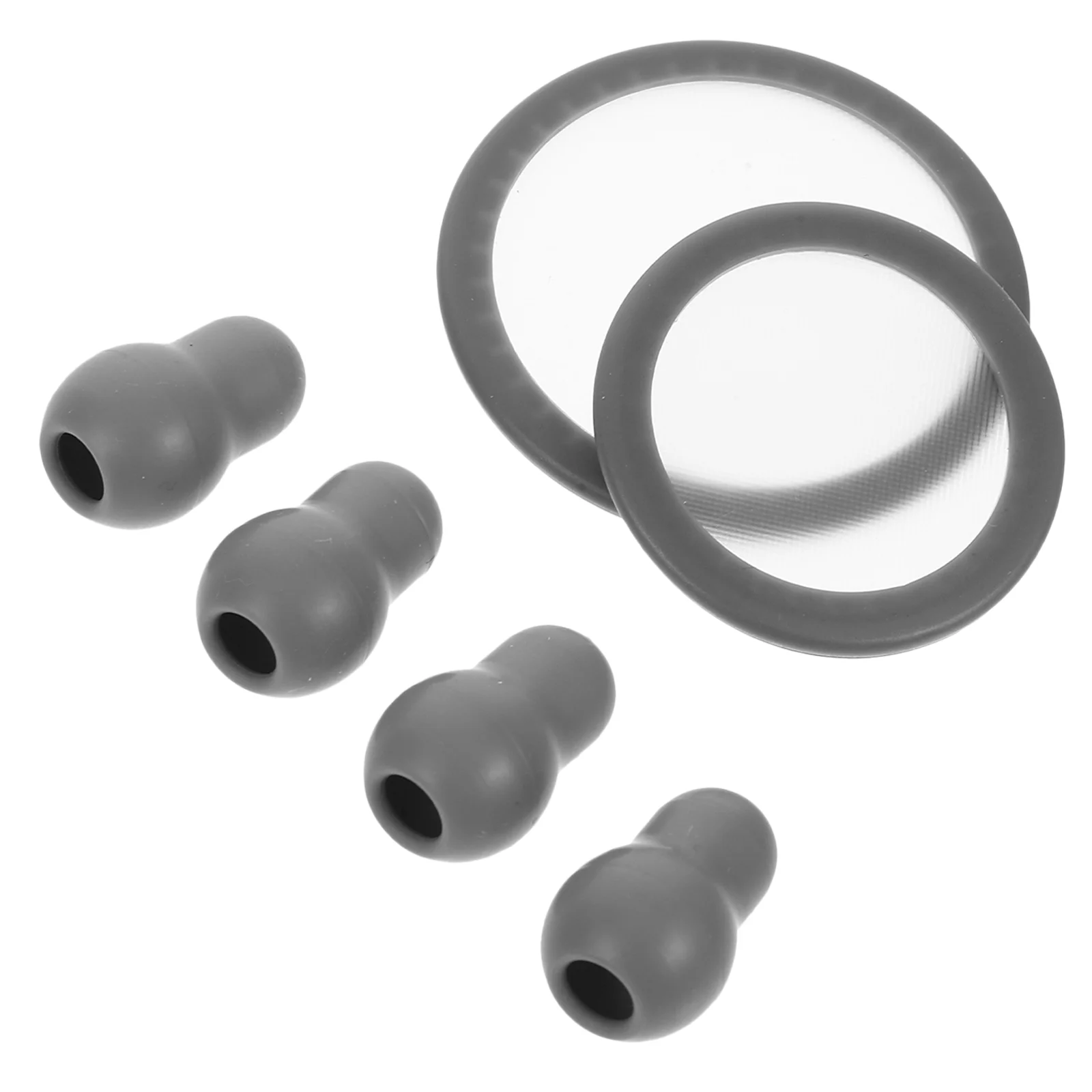 6pcs Stethoscope Ear Tip Set Replacement Covers Spare Parts Bell Cover Diaphragm Gray Medical Teaching Accessories
6pcs Stethoscope Ear Tip Set Replacement Covers Spare Parts Bell Cover Diaphragm Gray Medical Teaching Accessories