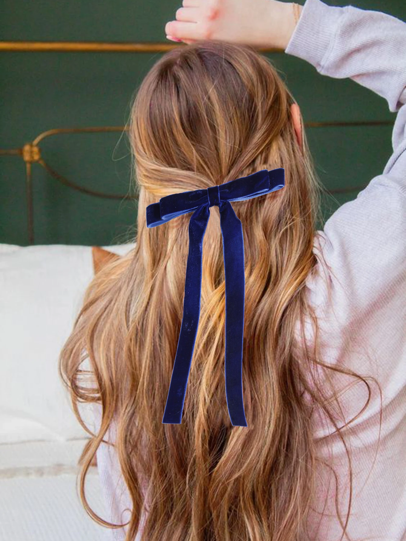 Lystrfac Vintage Velvet Black Hair Bow For Women Long Ribbon Hairpin Simple Fashion Top Clip Ladies Hairgrips Hair Accessories
Lystrfac Vintage Velvet Black Hair Bow For Women Long Ribbon Hairpin Simple Fashion Top Clip Ladies Hairgrips Hair Accessories