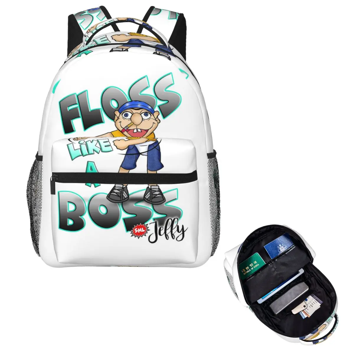 Jeffy Floss Like A Boss - Рюкзак SML, горячая распродажа, рюкзак большой вместимости для мальчиков и девочек, школьная сумка, сумки на плечо для мужчин и женщин 
Jeffy Floss Like A Boss - Рюкзак SML, горячая распродажа, рюкзак большой вместимости для мальчиков и девочек, школьная сумка, сумки на плечо для мужчин и женщин