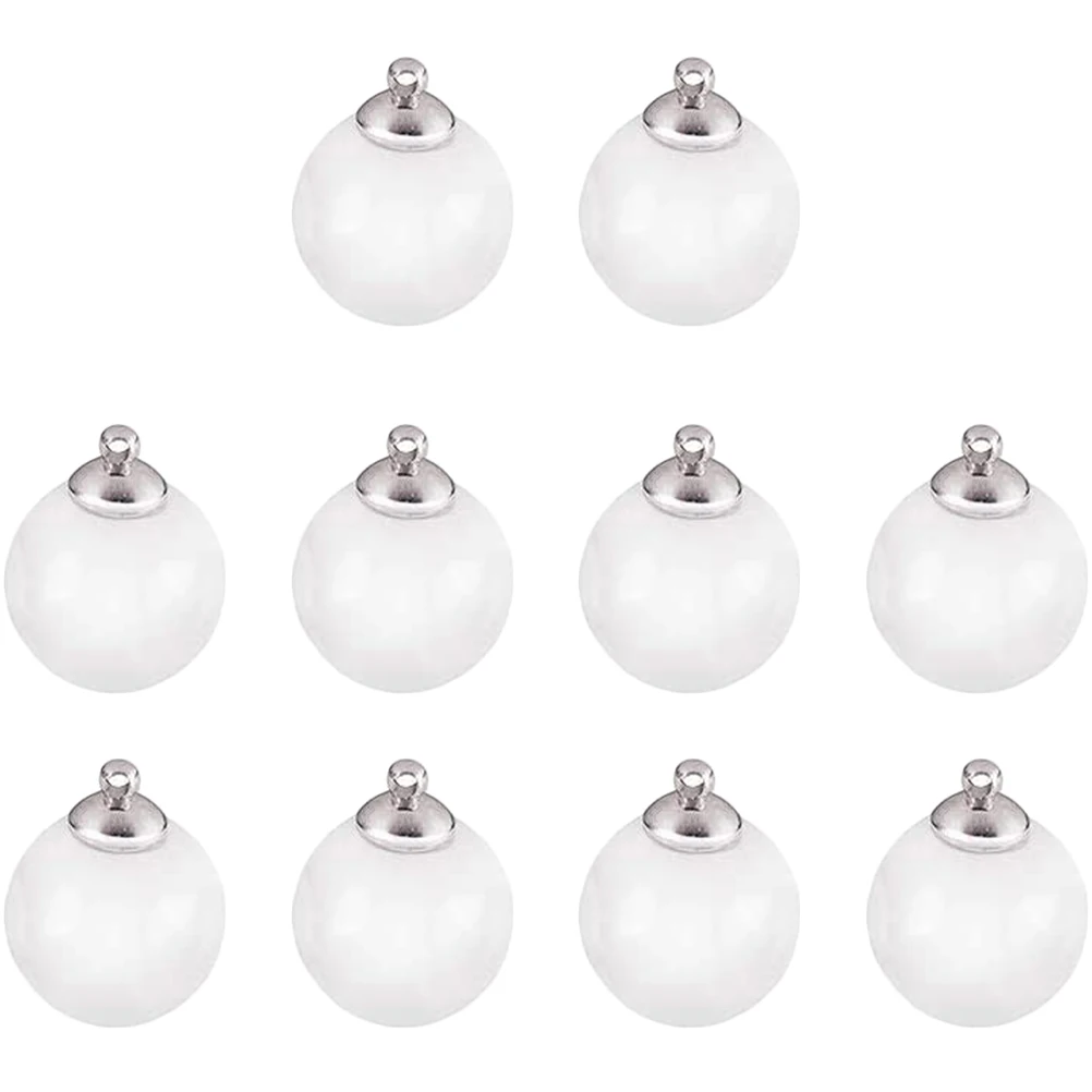 10pcs Glass Ball Hat Set 8MM Single Hole Clear DIY Jewelry Making Charms Crafts Mini Ornaments Bracelet Necklace Accessories
10pcs Glass Ball Hat Set 8MM Single Hole Clear DIY Jewelry Making Charms Crafts Mini Ornaments Bracelet Necklace Accessories