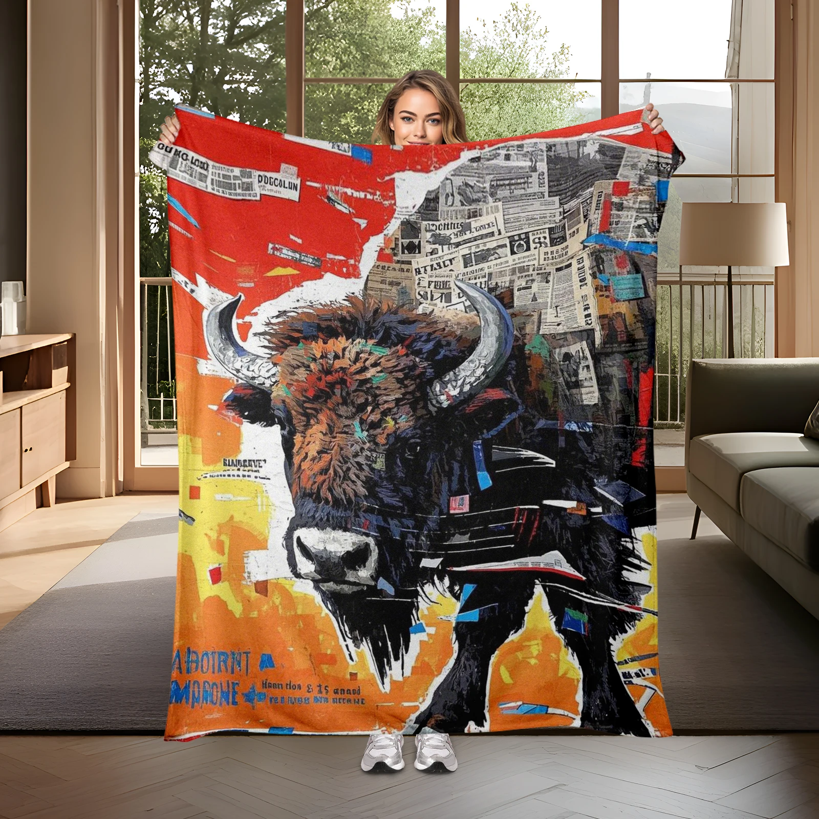 Essential Home Decor Collage Style American Bison Theme Blanket Encourages Creativity And Comfort
Essential Home Decor Collage Style American Bison Theme Blanket Encourages Creativity And Comfort