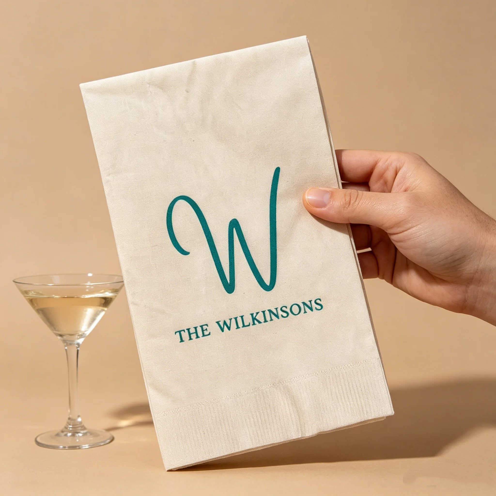 50pcs Custom Family Monogram Guest Towels, Personalized Teal Script Initial & Family Name Napkins for Housewarming Parties, Fami
50pcs Custom Family Monogram Guest Towels, Personalized Teal Script Initial & Family Name Napkins for Housewarming Parties, Fami
