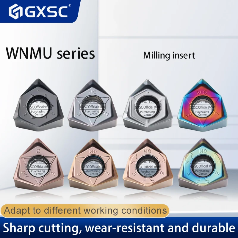 Fast Forward To The CNC Milling Cutter WNMU080608-GM GX9020 CNC Lathe Tools Carbide Insert Stainless steel Milling Cutter Blade 
Fast Forward To The CNC Milling Cutter WNMU080608-GM GX9020 CNC Lathe Tools Carbide Insert Stainless steel Milling Cutter Blade
