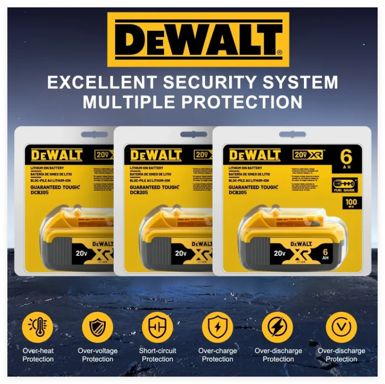 100% original DEWALT 20V battery, dewalt power tool DCB606, DCB205,DCB206,DCBGene,DCB200 MAX,20V,60V, 6AH,9AH,batteries
100% original DEWALT 20V battery, dewalt power tool DCB606, DCB205,DCB206,DCBGene,DCB200 MAX,20V,60V, 6AH,9AH,batteries