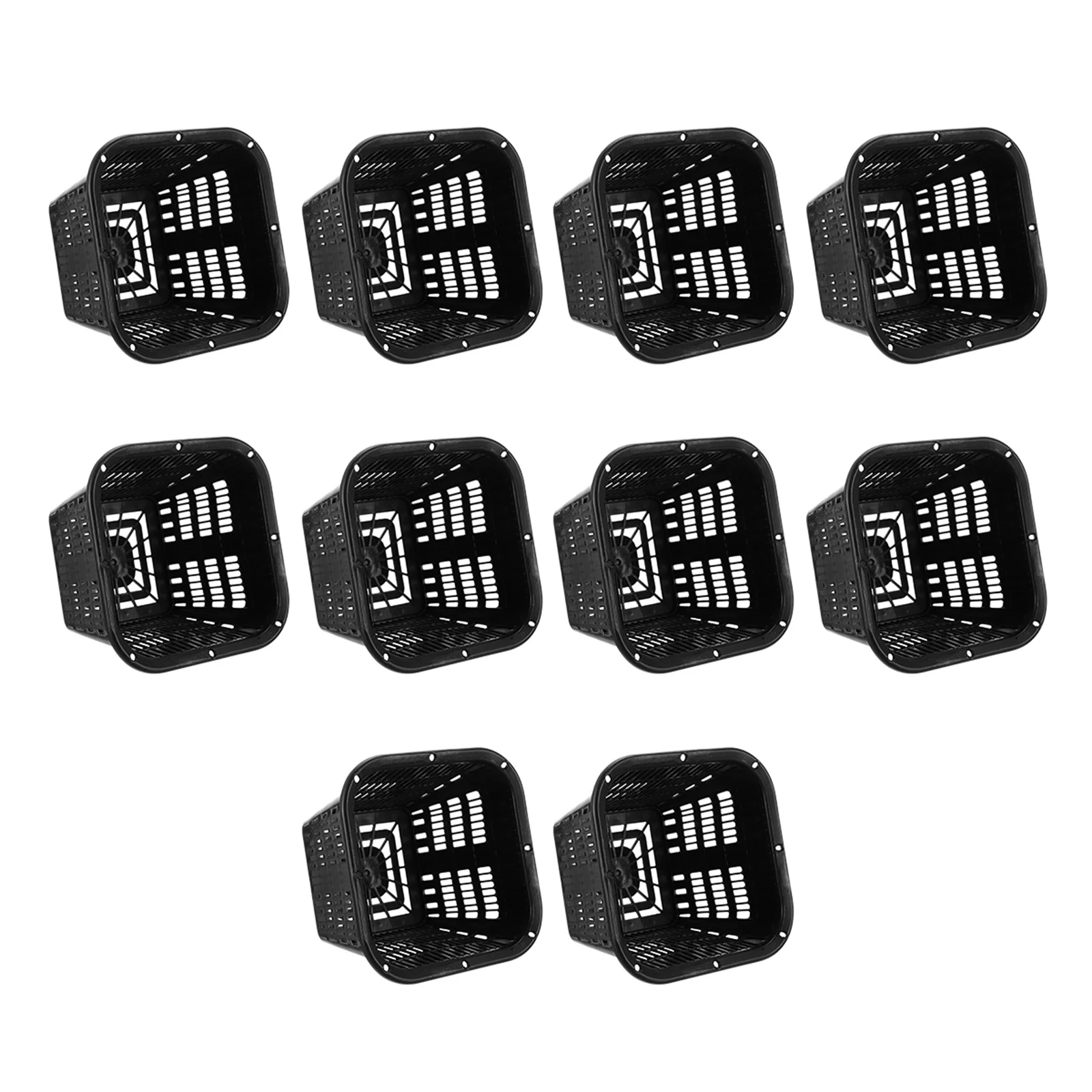 10pcs Root Control Thickened Plastic Planting Baskets Square Hydroponic Pots Black Large Quantity Garden Mesh Breathing Easy
10pcs Root Control Thickened Plastic Planting Baskets Square Hydroponic Pots Black Large Quantity Garden Mesh Breathing Easy