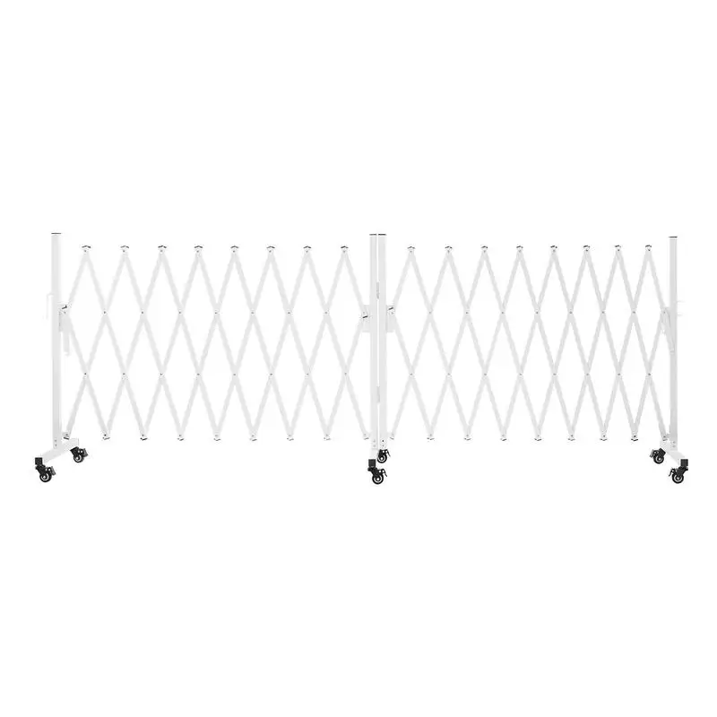 Double Expandable Barricades, 18FT Expandable Safety Barrier, 0-180° Rotatable Mobile Barricade with Locking Casters, Portable Folding Security Gate Traffic Fence for Patio Garden Stairway
Double Expandable Barricades, 18FT Expandable Safety Barrier, 0-180° Rotatable Mobile Barricade with Locking Casters, Portable Folding Security Gate Traffic Fence for Patio Garden Stairway