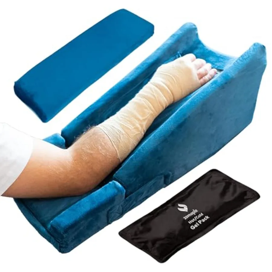 Arm Elevation Pillow for Post Surgery Adjustable Arm Support Pillow with Gel Memory Foam and Hot/Cold Pack Couch Rest Pillow fo
Arm Elevation Pillow for Post Surgery Adjustable Arm Support Pillow with Gel Memory Foam and Hot/Cold Pack Couch Rest Pillow fo