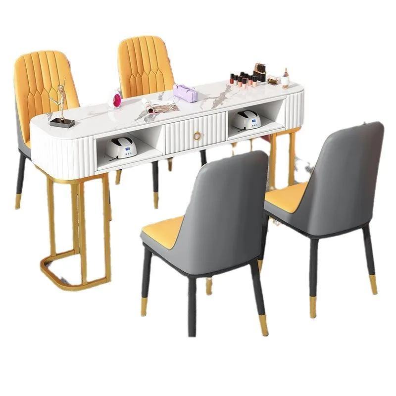 Light luxury manicure table single small one person manicure table manicure shop table and chairs with drawers set Internet cele
Light luxury manicure table single small one person manicure table manicure shop table and chairs with drawers set Internet cele