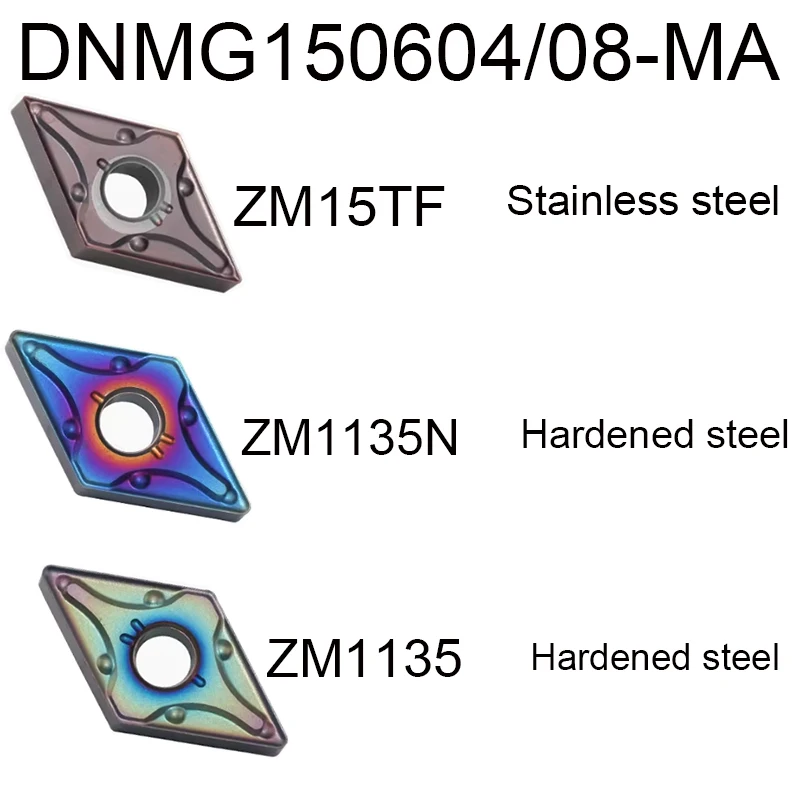 10pcs DNMG150604-MA DNMG431-MA / DNMG150608-MA DNMG432-MA Indexable CNC carbide turning inserts 
10pcs DNMG150604-MA DNMG431-MA / DNMG150608-MA DNMG432-MA Indexable CNC carbide turning inserts