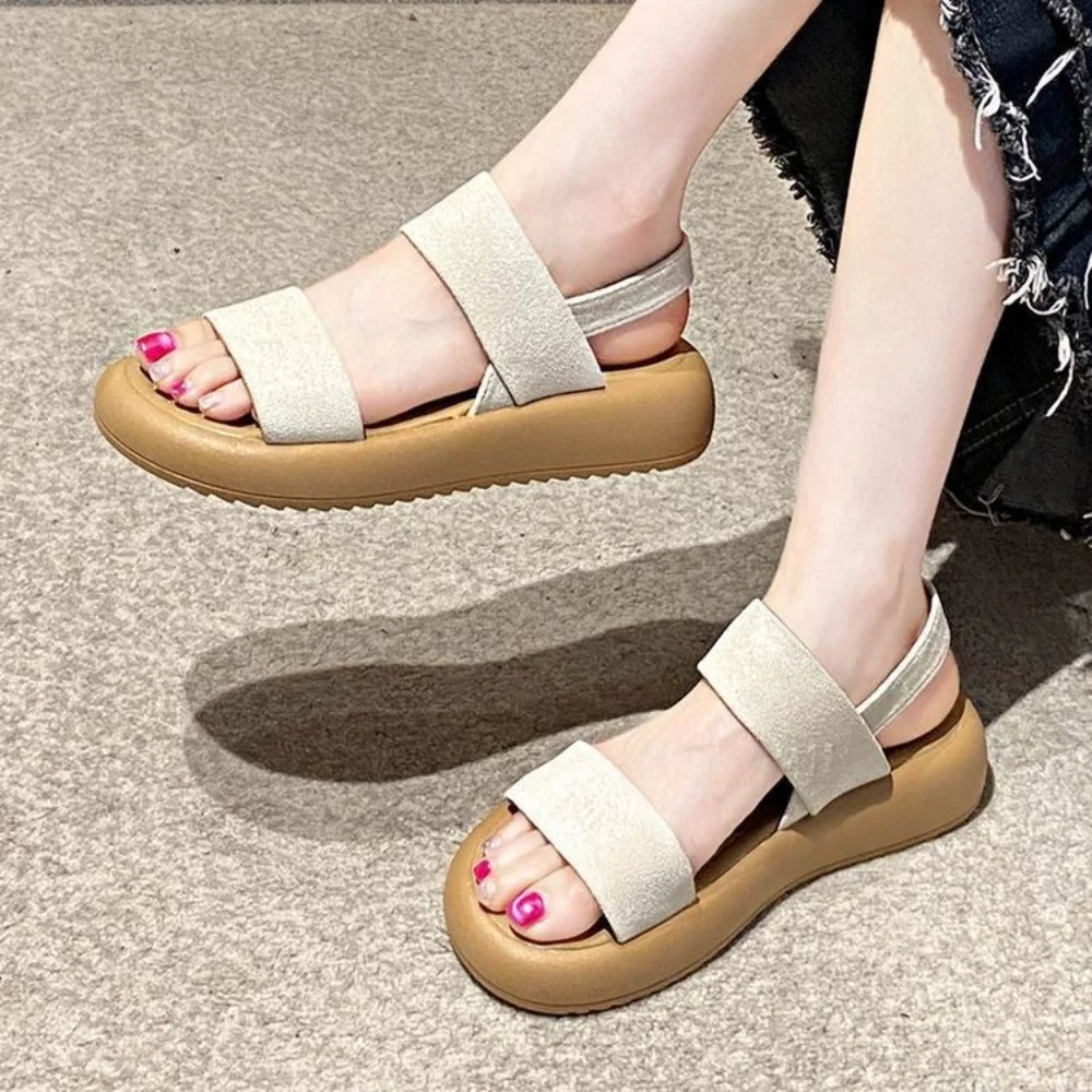 Luxe Beige Double-Band Platform Sandals Thick Sole Backless Mules Premium Comfort Summer Shoes Dressy Casual Streetwear
Luxe Beige Double-Band Platform Sandals Thick Sole Backless Mules Premium Comfort Summer Shoes Dressy Casual Streetwear