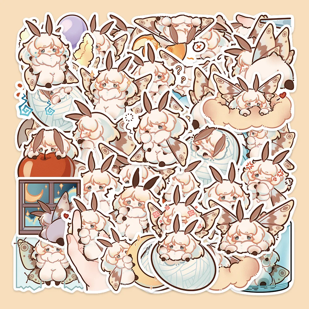 40pcs Cartoon Style Cute Moth Park Luoluo Series Graffiti Stickers Suitable For Helmet Desktop Wall Decoration DIY Stickers
40pcs Cartoon Style Cute Moth Park Luoluo Series Graffiti Stickers Suitable For Helmet Desktop Wall Decoration DIY Stickers