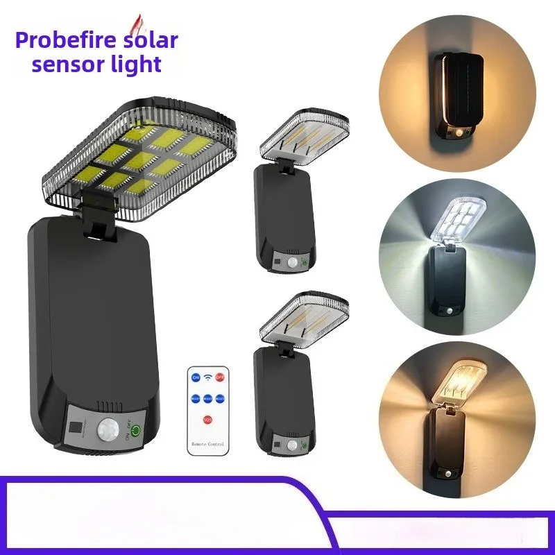 New Outdoor Solar Light with No Holes Foldable Human Body Sensor Light Garden Decoration Remote Control Courtyard COB Wall Light
New Outdoor Solar Light with No Holes Foldable Human Body Sensor Light Garden Decoration Remote Control Courtyard COB Wall Light