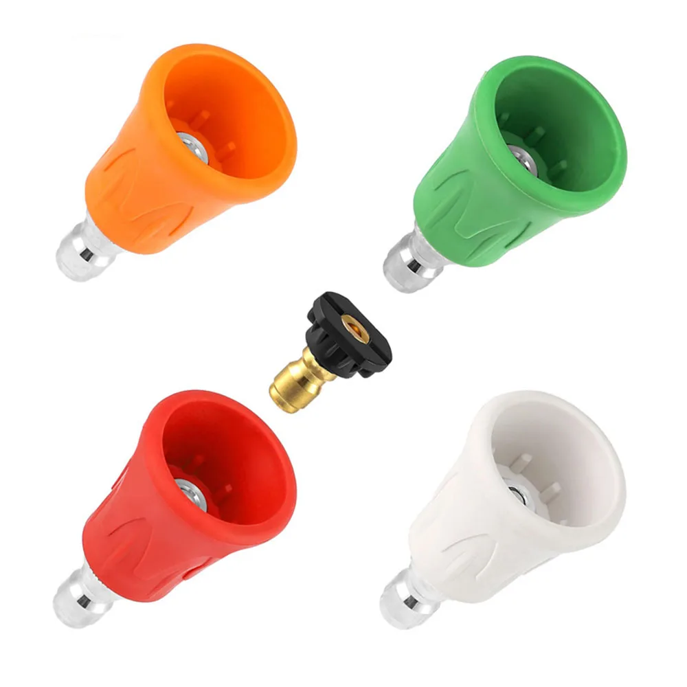 High Power Car Washer Sector Sprayer Nozzle Tips With Soft Rubber Sleeve High Pressure Wash Gun Nozzles 1/4"
High Power Car Washer Sector Sprayer Nozzle Tips With Soft Rubber Sleeve High Pressure Wash Gun Nozzles 1/4"