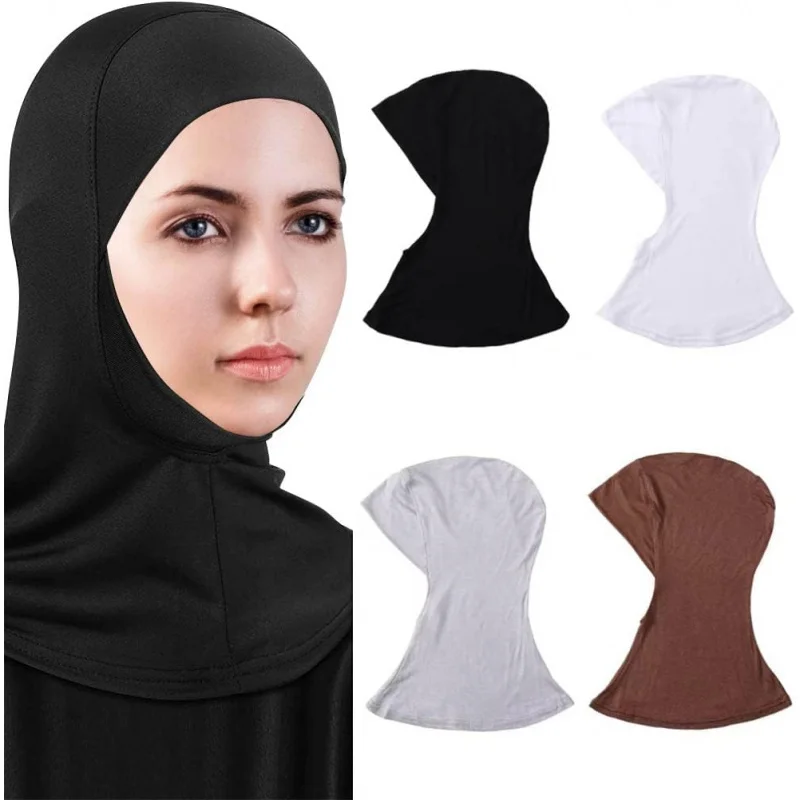 4 Pcs Muslim Hijab Caps Adjustable Stretchy Modal Turban Full Cover Shawl Cap Full Neck Coverage Head Scarf for Lady
4 Pcs Muslim Hijab Caps Adjustable Stretchy Modal Turban Full Cover Shawl Cap Full Neck Coverage Head Scarf for Lady