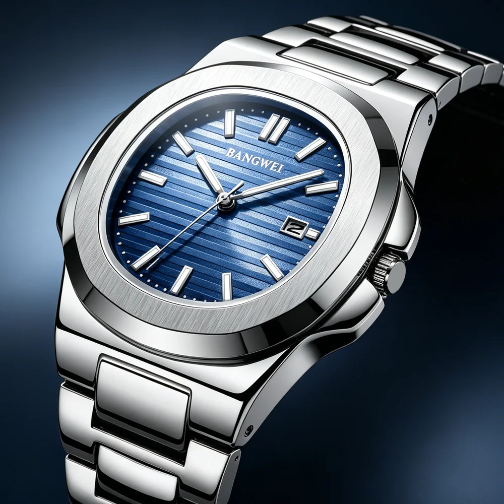 BANGWEI Luxury Men Quartz Watches 30M Waterproof Auto Date Watch Man Stainless Steel Sport Chronograph Watch for Men Clock+Box
BANGWEI Luxury Men Quartz Watches 30M Waterproof Auto Date Watch Man Stainless Steel Sport Chronograph Watch for Men Clock+Box
