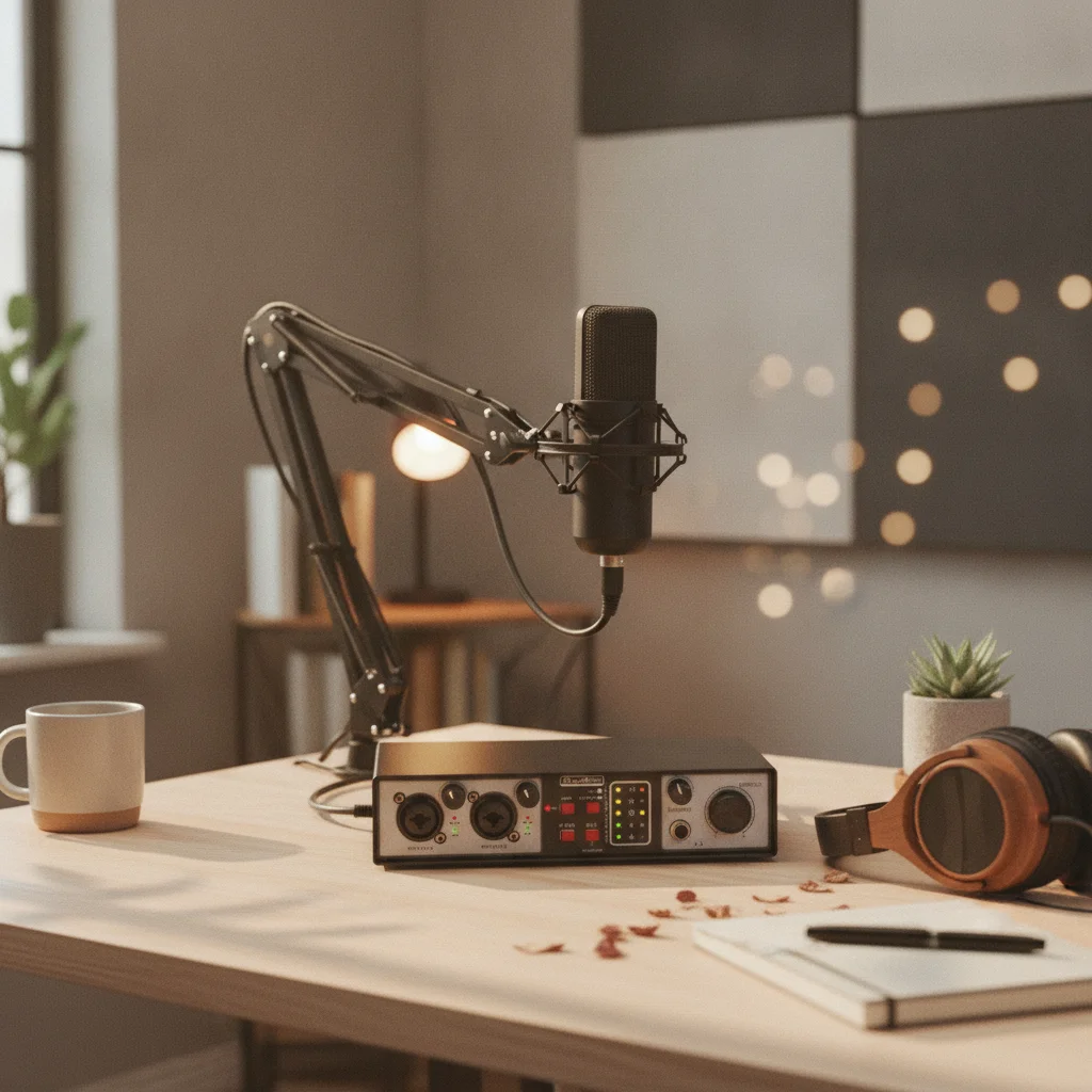 USB Audio Interface Compact Audio Interface with Type-C Mixer Low-Noise Sound Board Tabletop for Creators, Home Recording
USB Audio Interface Compact Audio Interface with Type-C Mixer Low-Noise Sound Board Tabletop for Creators, Home Recording