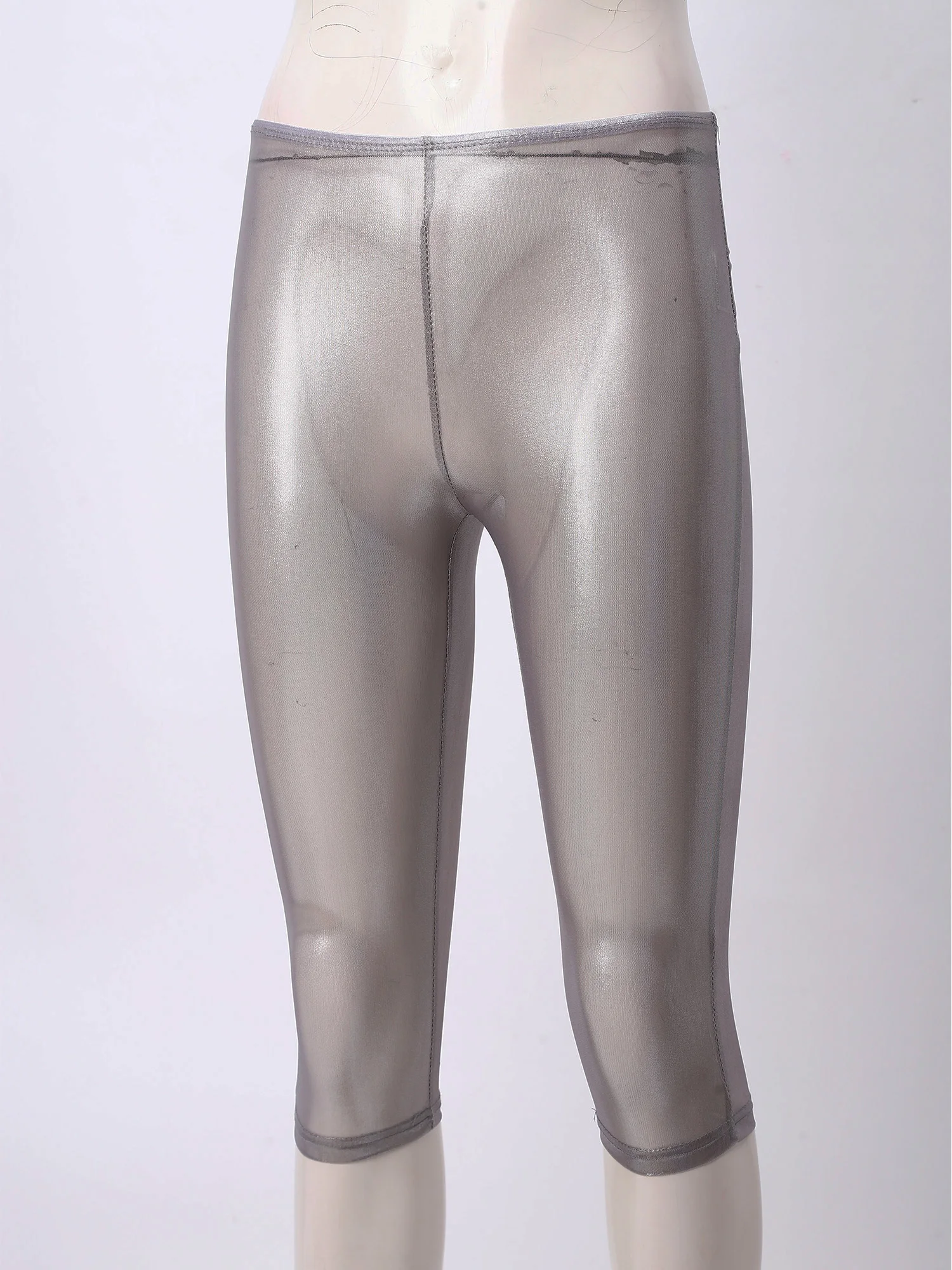 Womens Metallic Shiny Slim Fit Capri Pants Semi-transparent Capri Leggings for Bachelorette Party Nightclub Outfit Complete Set
Womens Metallic Shiny Slim Fit Capri Pants Semi-transparent Capri Leggings for Bachelorette Party Nightclub Outfit Complete Set