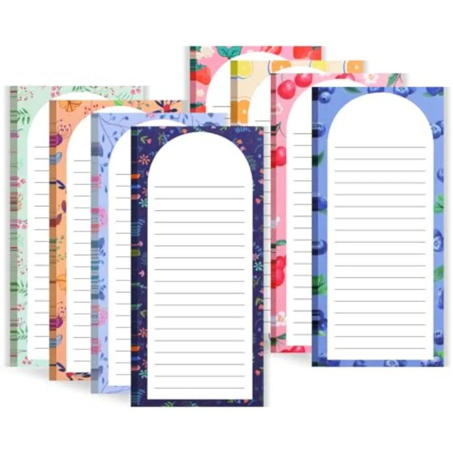 8 Pack Magnetic Notepads for Refrigerator, Magnetic Notepads for Refrigerator, Flower and Fruit Design Grocery List Pad for Fri
8 Pack Magnetic Notepads for Refrigerator, Magnetic Notepads for Refrigerator, Flower and Fruit Design Grocery List Pad for Fri