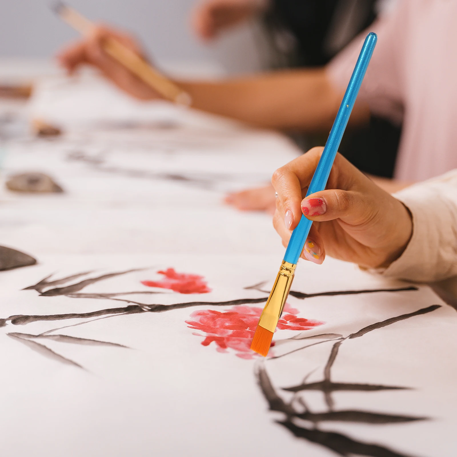 1 Set Stainless Steel Painting Brushes Pigment Mixing Plates Durable Portable Drawing Tools Kids Adults Students Creative Art
1 Set Stainless Steel Painting Brushes Pigment Mixing Plates Durable Portable Drawing Tools Kids Adults Students Creative Art