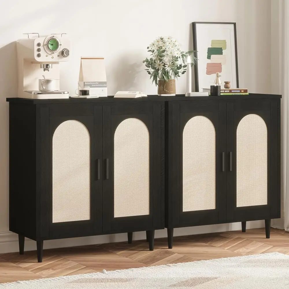 Bla Rattan Buffet Cabinet With Storage, Single Door Accent Console Table For Entryway, Dining Room & Kitchen, Compact Sideboard
Bla Rattan Buffet Cabinet With Storage, Single Door Accent Console Table For Entryway, Dining Room & Kitchen, Compact Sideboard