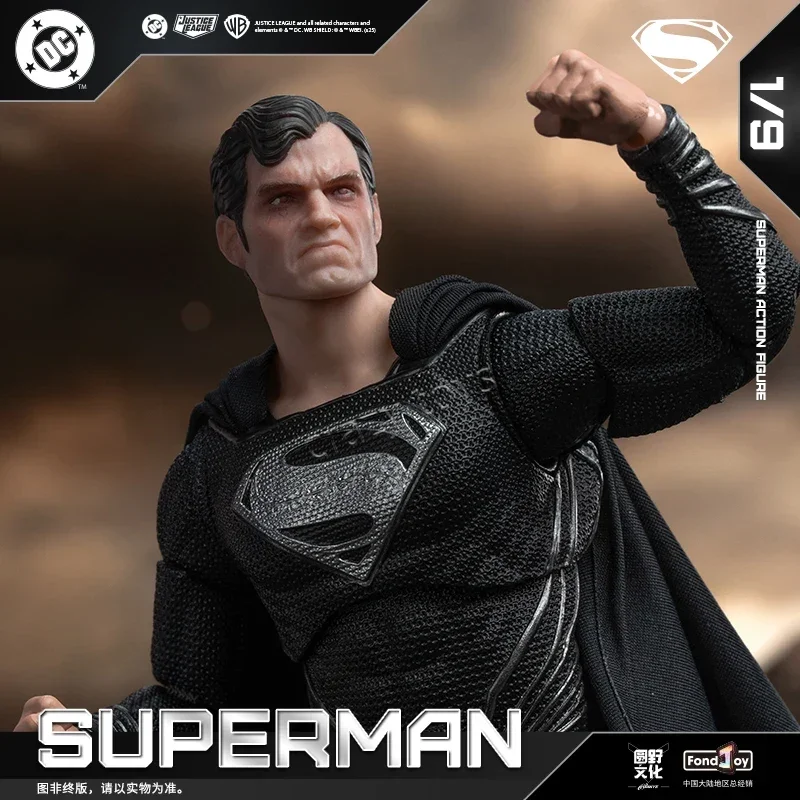 Original FondJoy Black Superman 2.0 Action Figure DC Zack Snyder'S Justice League Figures 1/9 Super Man PVC Model Doll Toy Kid
Original FondJoy Black Superman 2.0 Action Figure DC Zack Snyder'S Justice League Figures 1/9 Super Man PVC Model Doll Toy Kid