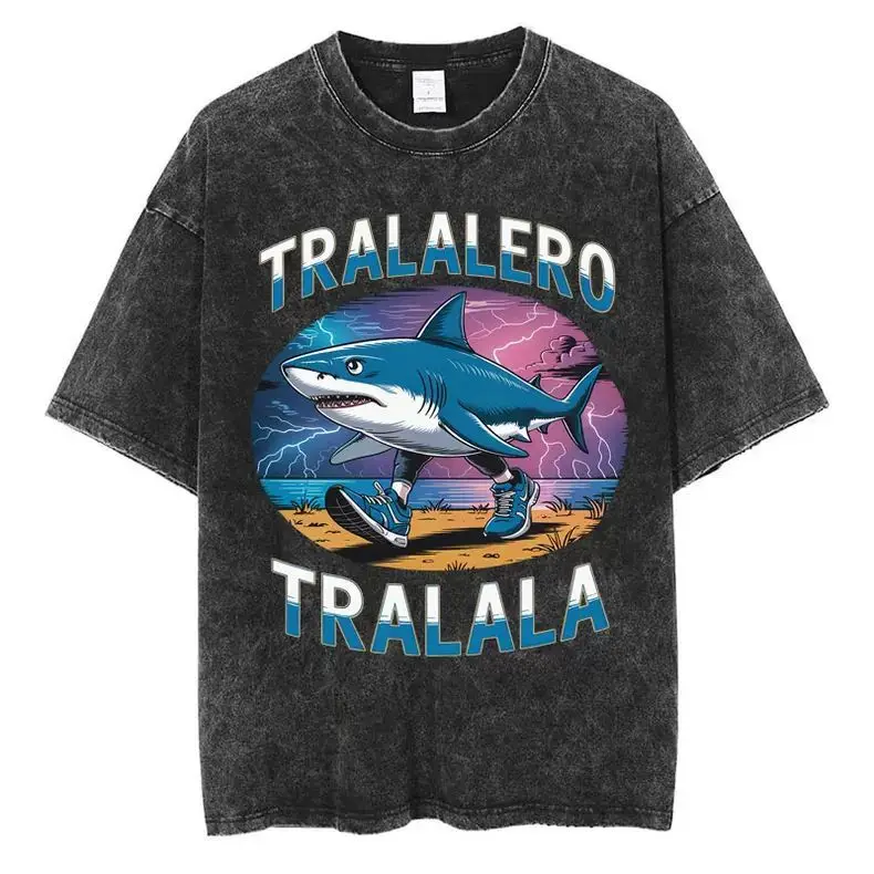 2025 New Trendy Brand Men's and Women's Couples Shirts Versatile Animation Crocodile Bomber Washed Short-sleeved T-shirt
2025 New Trendy Brand Men's and Women's Couples Shirts Versatile Animation Crocodile Bomber Washed Short-sleeved T-shirt