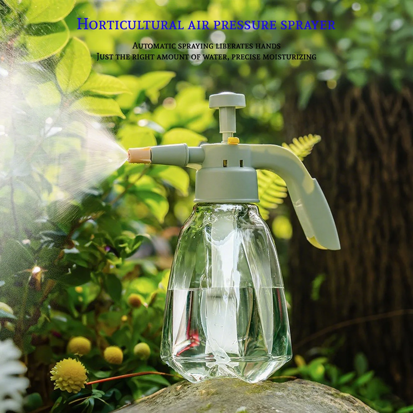 1.5L Heavy Duty Pressure Sprayer for Garden - Explosion-Proof Safety Valve & Auto Lock Trigger, Leakproof PP Plant Spray Bottle
1.5L Heavy Duty Pressure Sprayer for Garden - Explosion-Proof Safety Valve & Auto Lock Trigger, Leakproof PP Plant Spray Bottle