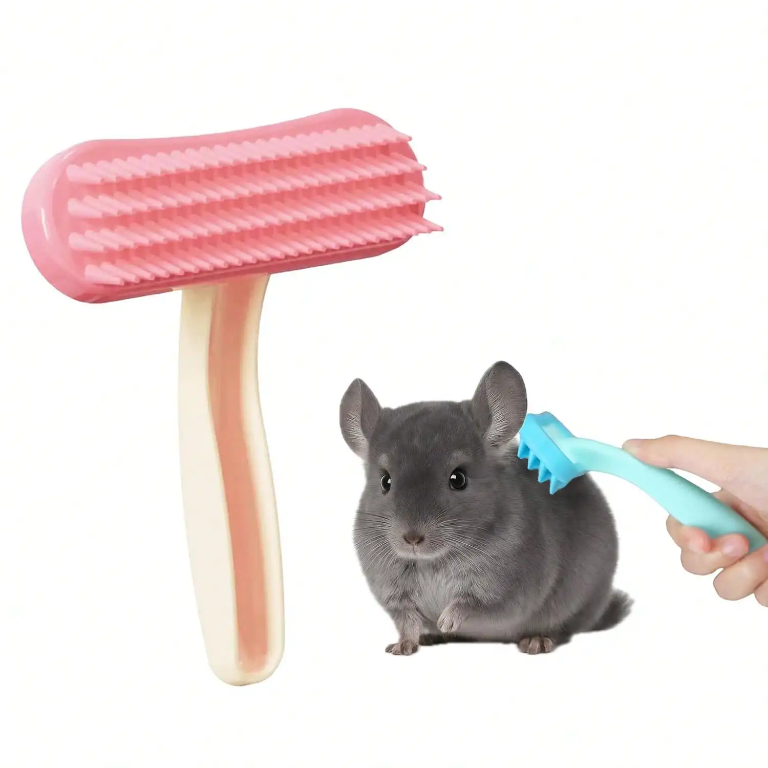 2pcs/Set Small Pet Bathing Massage Brush - Soft Silicone Hair Removal Bathing Care Brush, Suitable For Rabbits, Hamsters, Guinea
2pcs/Set Small Pet Bathing Massage Brush - Soft Silicone Hair Removal Bathing Care Brush, Suitable For Rabbits, Hamsters, Guinea