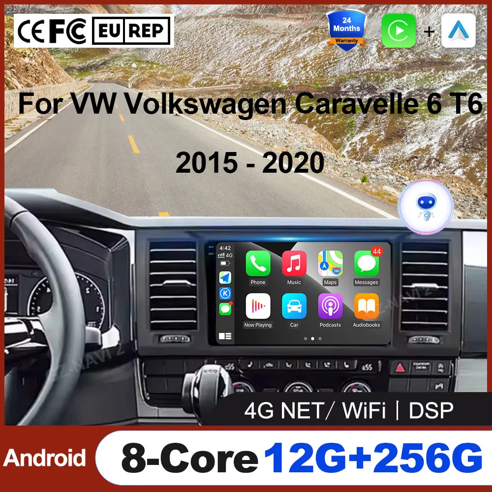 Wireless CarPlay Android 16 Auto Radio 4G WiFi Car Multimedia GPS Navigation For VW Volkswagen Caravelle 6 T6 2015 - 2020 Tool
Wireless CarPlay Android 16 Auto Radio 4G WiFi Car Multimedia GPS Navigation For VW Volkswagen Caravelle 6 T6 2015 - 2020 Tool