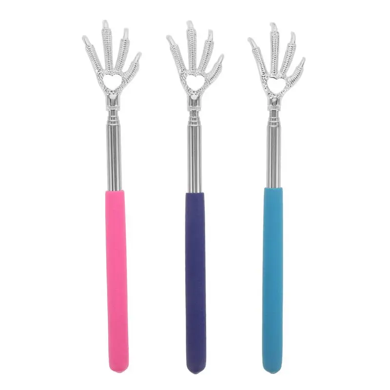 3pcs Stainless Steel Back Scratcher Telescopic Scratching Back Scratcher Claw Hand Shape Massager Products
3pcs Stainless Steel Back Scratcher Telescopic Scratching Back Scratcher Claw Hand Shape Massager Products