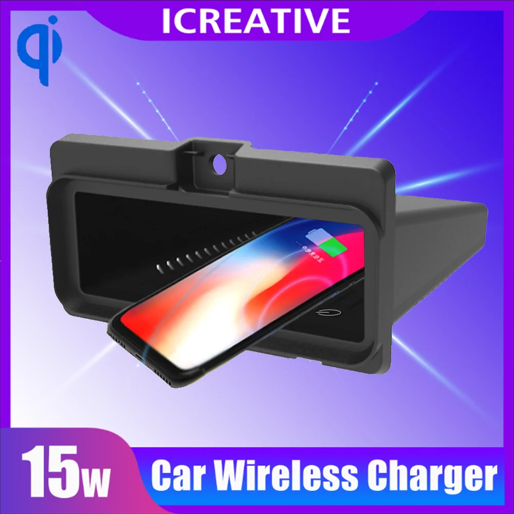 For Toyota Fortuner 2017-2020 15W Qi Fast Charging Car Vehicle Wireless Charger Pad Auto Android Phone Iphone Holder Smart Plate
For Toyota Fortuner 2017-2020 15W Qi Fast Charging Car Vehicle Wireless Charger Pad Auto Android Phone Iphone Holder Smart Plate