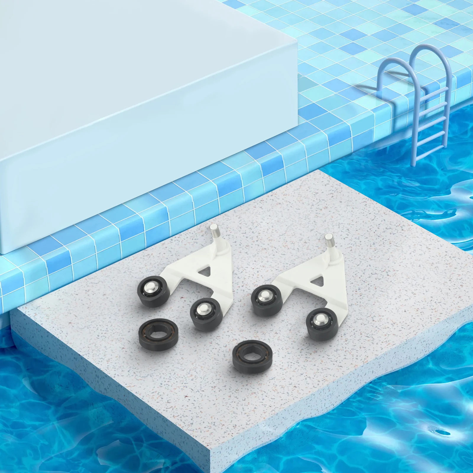 AXV621D A Frame Kit for Hayward For Pool Cleaners Includes Soft Rollers and Essential Components for Maintenance
AXV621D A Frame Kit for Hayward For Pool Cleaners Includes Soft Rollers and Essential Components for Maintenance