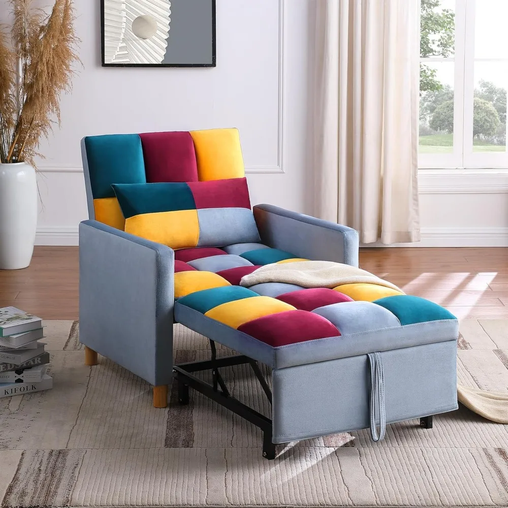 Sofa Bed,3-in-1 Sleeper Couch with Pull Out Bed, Adjustable Lounge Sleeper Chair, Bed Couch with Pillow, Converti
Sofa Bed,3-in-1 Sleeper Couch with Pull Out Bed, Adjustable Lounge Sleeper Chair, Bed Couch with Pillow, Converti