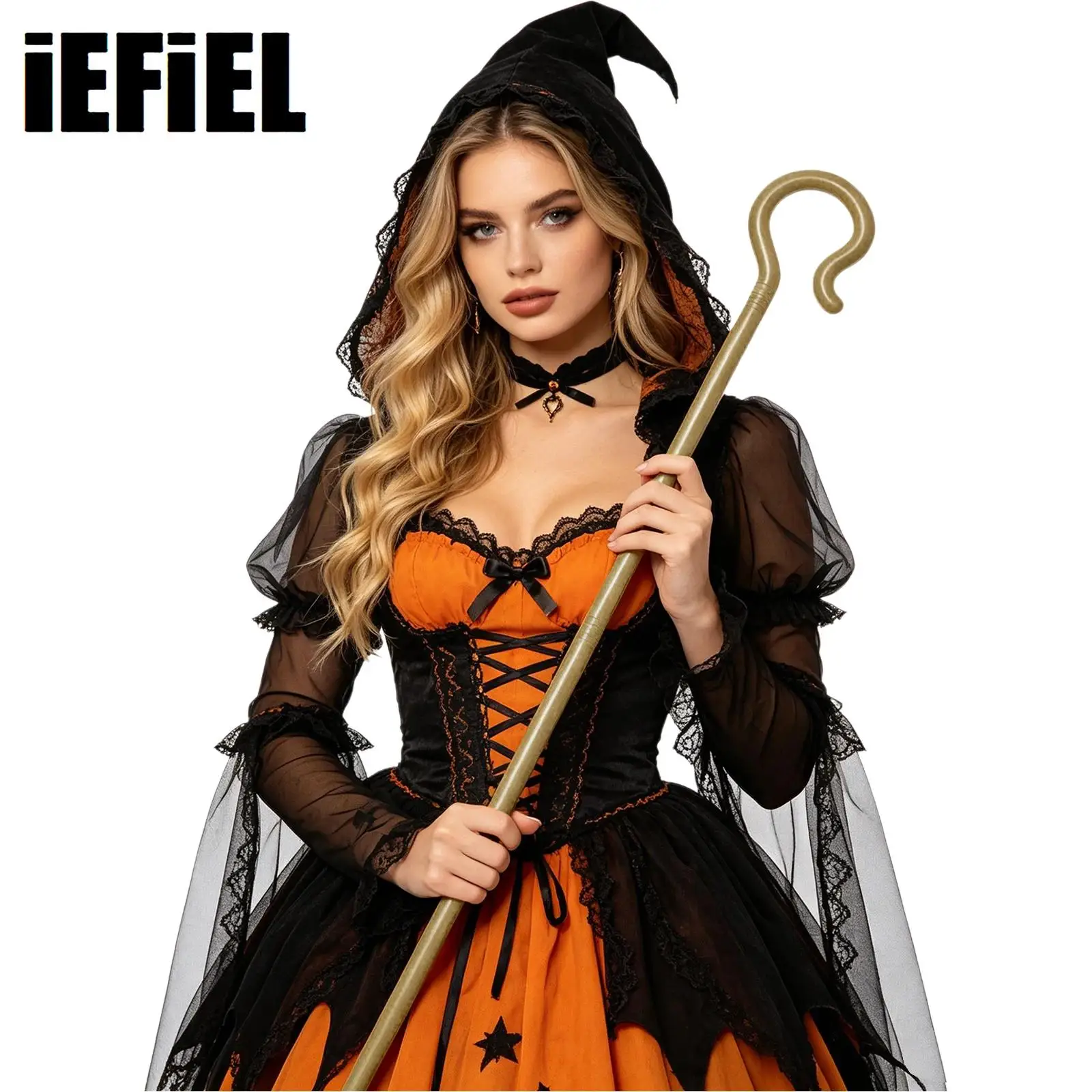 Halloween Detachable Shepherd Hook Canes Scepter Prop Accessory for Women Girls Themed Party Role-play Stage
Halloween Detachable Shepherd Hook Canes Scepter Prop Accessory for Women Girls Themed Party Role-play Stage