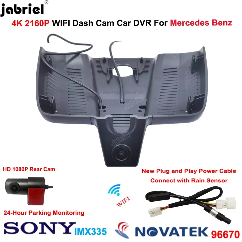 4K Dash Cam Front and Rear Camera For Mercedes Benz C257 CLS350 CLS450 CLS350d CLS420d CLS400d 2020 2021 2022 Car DVR Dashcam
4K Dash Cam Front and Rear Camera For Mercedes Benz C257 CLS350 CLS450 CLS350d CLS420d CLS400d 2020 2021 2022 Car DVR Dashcam