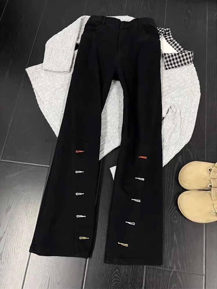 American Retro Embroidered Diagonal Cut Jeans Men's Trendy High Street Design Slimming Flared Pants Casual Wear Jeans
American Retro Embroidered Diagonal Cut Jeans Men's Trendy High Street Design Slimming Flared Pants Casual Wear Jeans