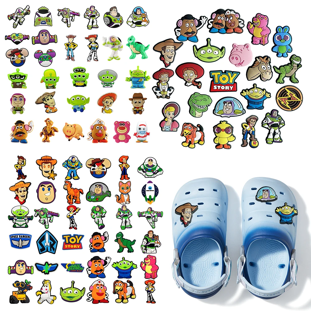 10-200Pcs MINISO Astronaut Cowboy Toy Shoe Charms PVC DIY Shoe Accessories For Clog Sandals Decoration Buckle Kids Friends Gifts
10-200Pcs MINISO Astronaut Cowboy Toy Shoe Charms PVC DIY Shoe Accessories For Clog Sandals Decoration Buckle Kids Friends Gifts