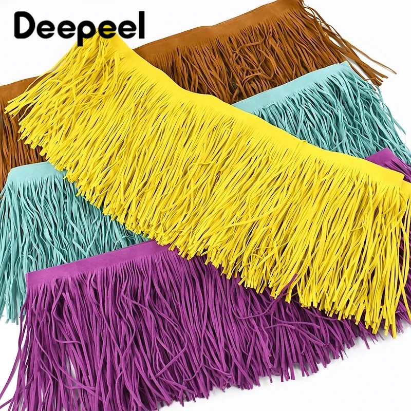 1Meter 10-30cm Suede Fringe Tassels Dresses Clothes Decorative Trimmings Stitching Curtains Tassel Trim DIY Sewing Accessories
1Meter 10-30cm Suede Fringe Tassels Dresses Clothes Decorative Trimmings Stitching Curtains Tassel Trim DIY Sewing Accessories