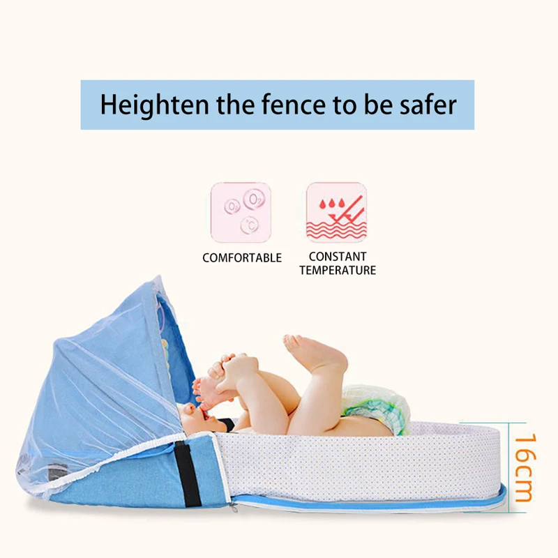Convenient Folding Pressure Resistant Bed Newborn Isolation Biomimetic Outdoor Travel Baby Crib Mosquito Proof
Convenient Folding Pressure Resistant Bed Newborn Isolation Biomimetic Outdoor Travel Baby Crib Mosquito Proof