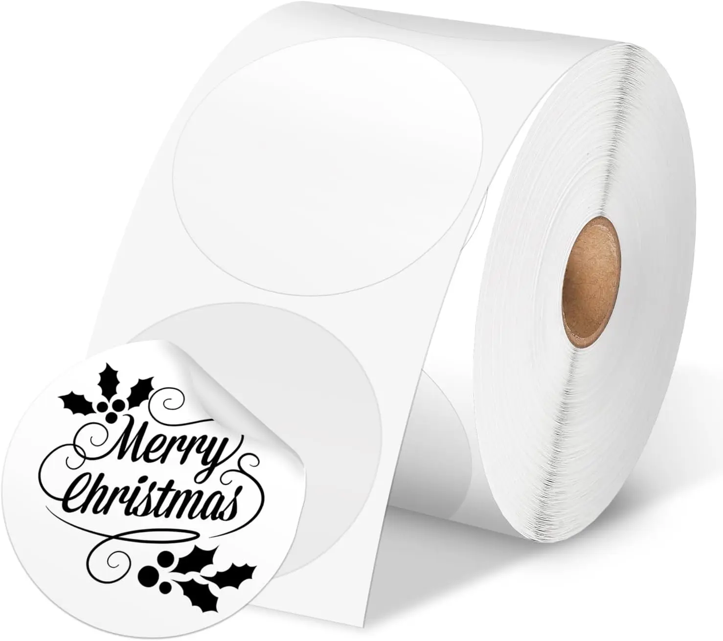 2" White Circle Thermal Labels 2x2 Self-Adhesive Round Sticker for Phomemo 241bt Printer, 750 Labels/Roll
2" White Circle Thermal Labels 2x2 Self-Adhesive Round Sticker for Phomemo 241bt Printer, 750 Labels/Roll