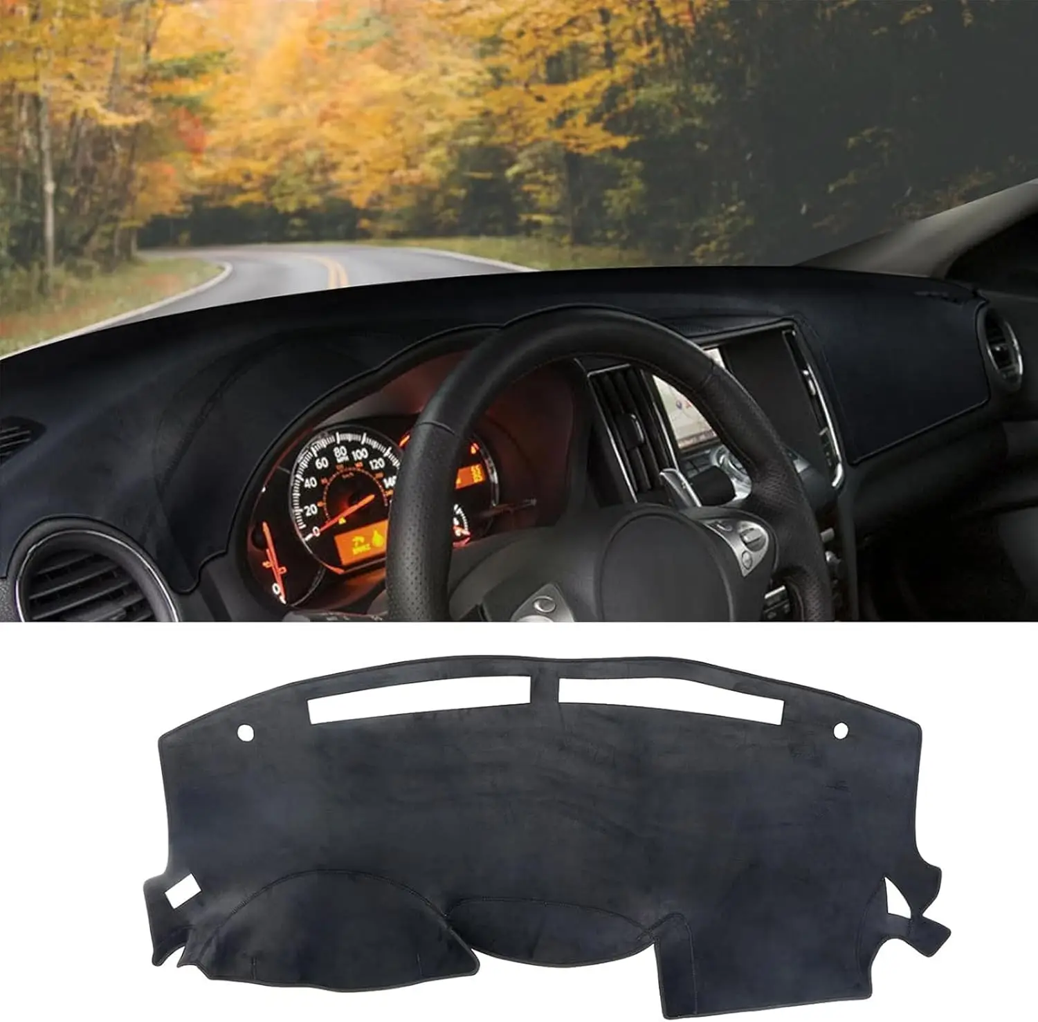 Flannel Dash Cover Dashboard Fit for Nissan Maxima 2009-2015 with Cutout for Sensors Accessories Dash Mat Pad Carpet Protector
Flannel Dash Cover Dashboard Fit for Nissan Maxima 2009-2015 with Cutout for Sensors Accessories Dash Mat Pad Carpet Protector