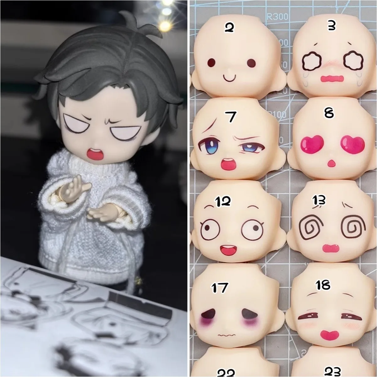 Original Face Ob11 YMY Doll Handmade Water Sticker Faceplate Anime Game Cosplay Toy Accessories GAOGUAI
Original Face Ob11 YMY Doll Handmade Water Sticker Faceplate Anime Game Cosplay Toy Accessories GAOGUAI