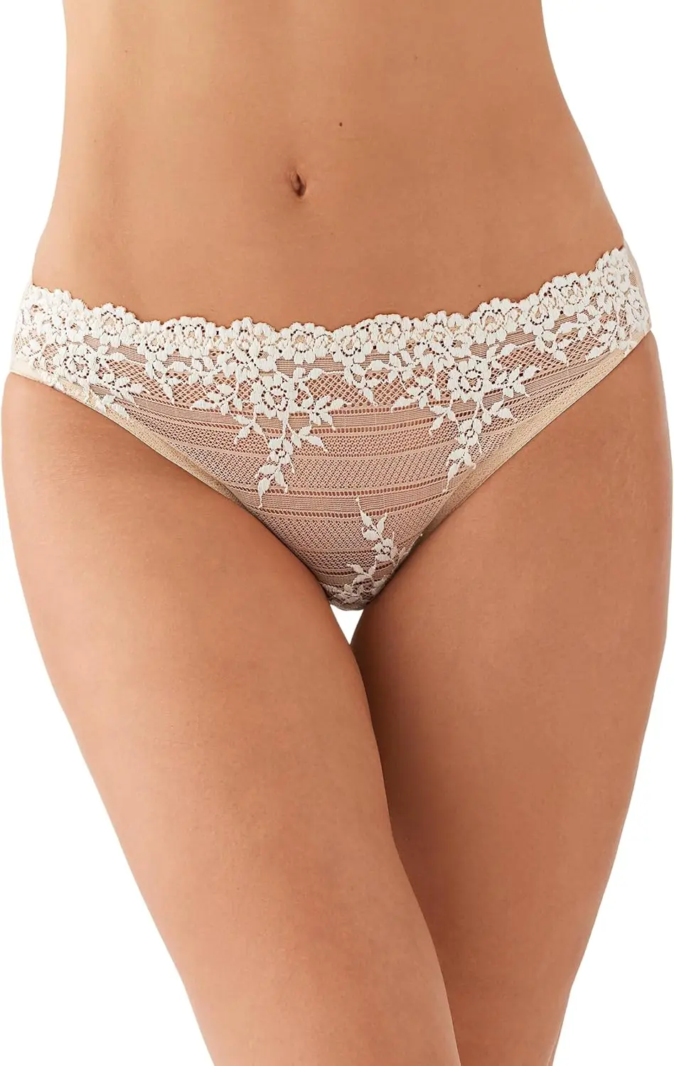 Элегантные женские плавки-бикини с кружевной отделкой
Элегантные женские плавки-бикини с кружевной отделкой